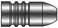 Bullet Mold,
.446" diameter, 340 grain,
single cavity mold blocks,
by Lyman Bullet Mold,
.446" diameter, 340 grain,
single cavity mold blocks,
by Lyman